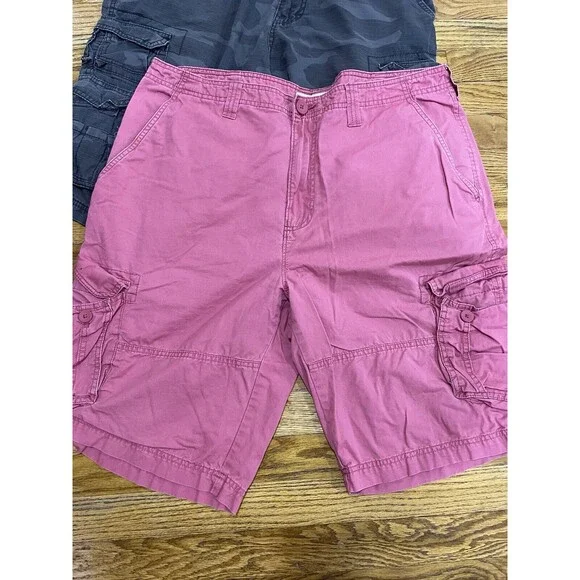 Ecko UNLTD cargo camouflage And Urban Pipeline shorts men Size 38 And W-34 - Picture 5 of 7